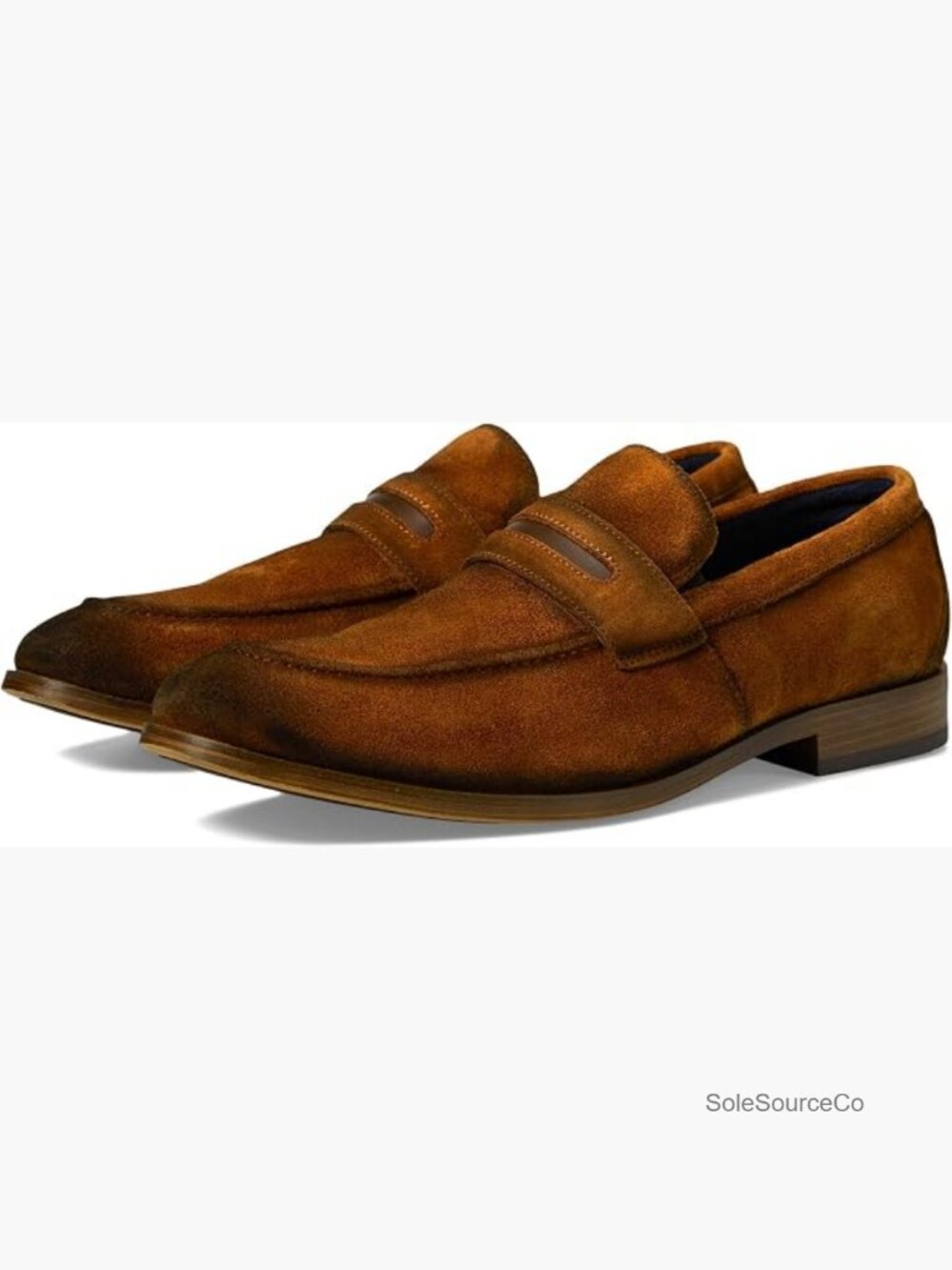 Men's Slip-On Loafers Suede Penny Loafer Comfort Casual